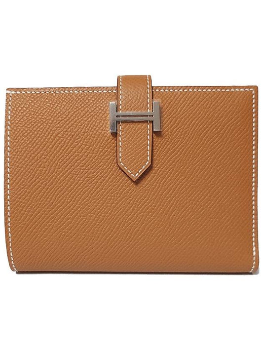 Bearn Compact Half Wallet Brown - HERMES - BALAAN 2