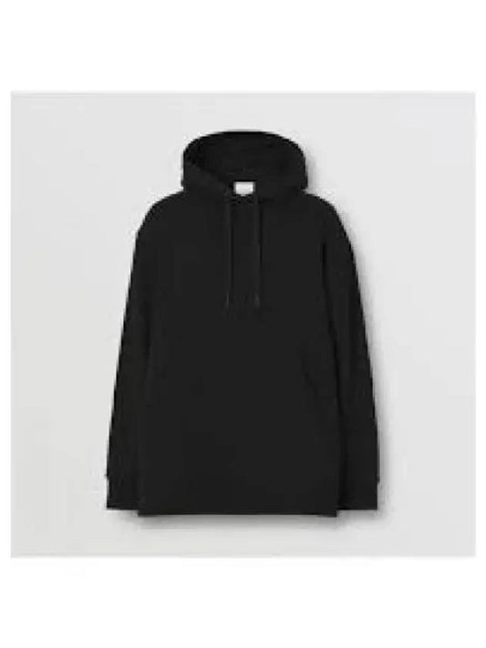 Graphic Logo Print Cotton Hoodie Black - MAISON MARGIELA - BALAAN 2