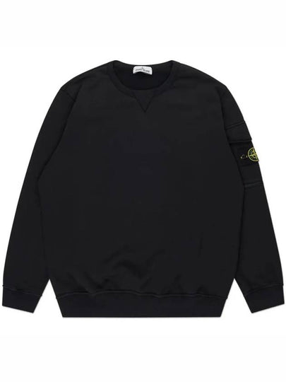 Waffen Patch Zipper Pocket Sweatshirt Black - STONE ISLAND - BALAAN 2