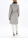 11th Anniversary TERZO Wool Coat Navy 60110102 005 - MAX MARA - BALAAN 4