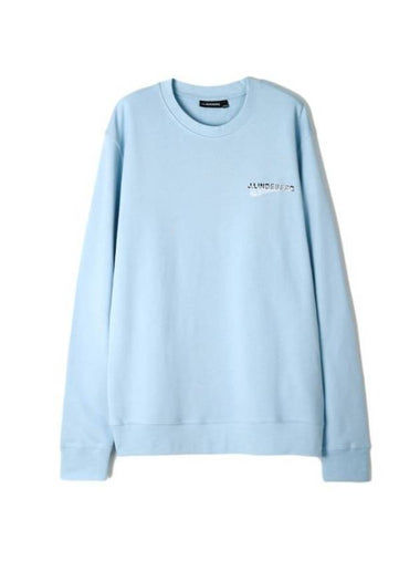 Throw Crew Neck Sweatshirt Light Blue - J.LINDEBERG - BALAAN 1