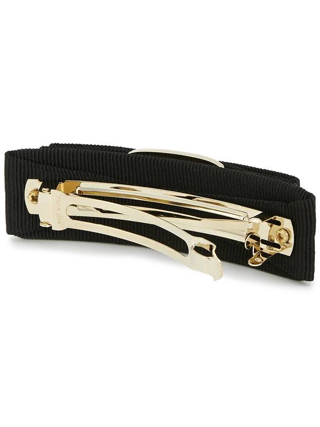 Vara Bow Hair Clip Black - SALVATORE FERRAGAMO - BALAAN 5