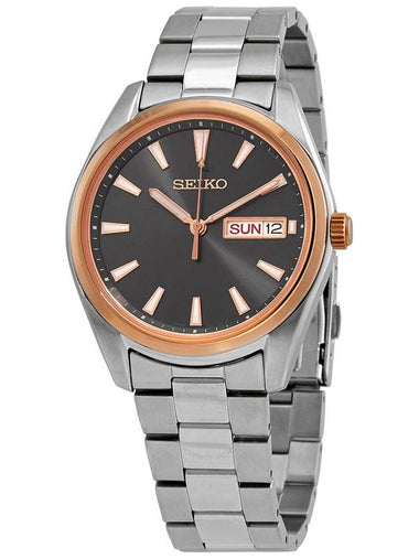 Seiko Neo Classic Quartz Black Dial Men's Watch SUR344P1 - SEIKO - BALAAN 1