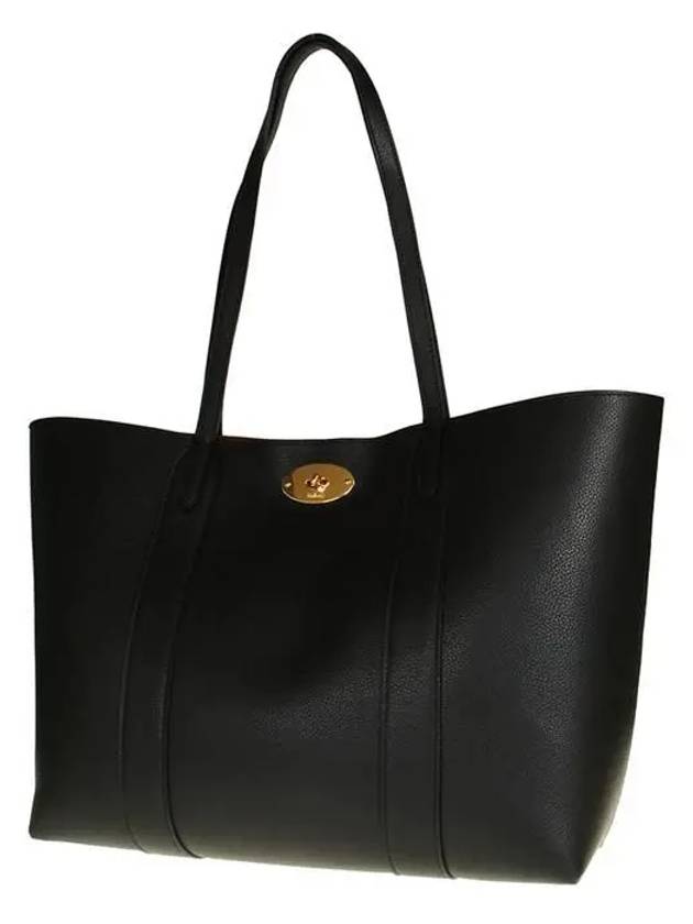 Bayswater Classic Grain Small Tote Bag Black - MULBERRY - BALAAN 3