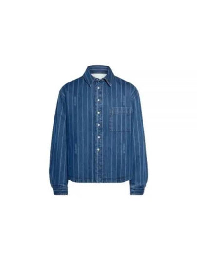 La Chemise Boulanger Long Sleeve Shirt Blue Stripes - JACQUEMUS - BALAAN 2