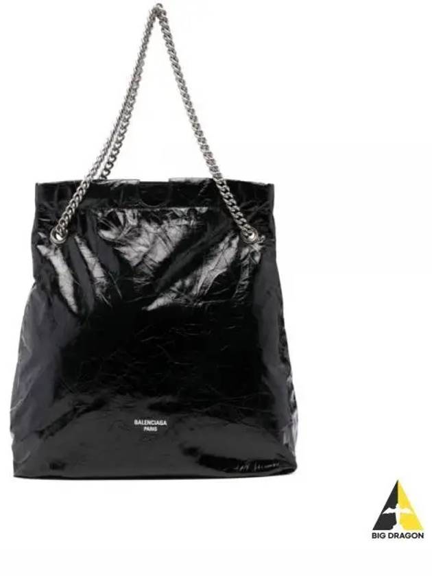 Crush Medium Tote Bag Black - BALENCIAGA - BALAAN 2