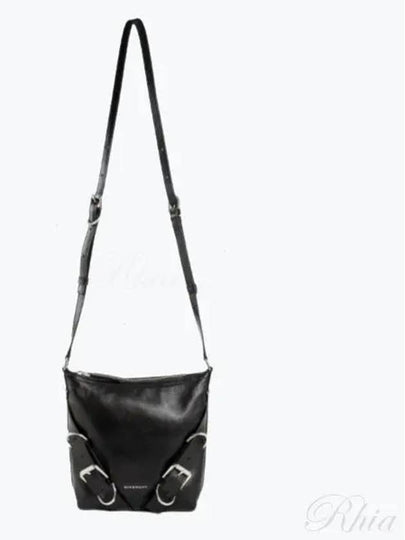 Voyou Buckle Calfskin Cross Bag Black - GIVENCHY - BALAAN 2