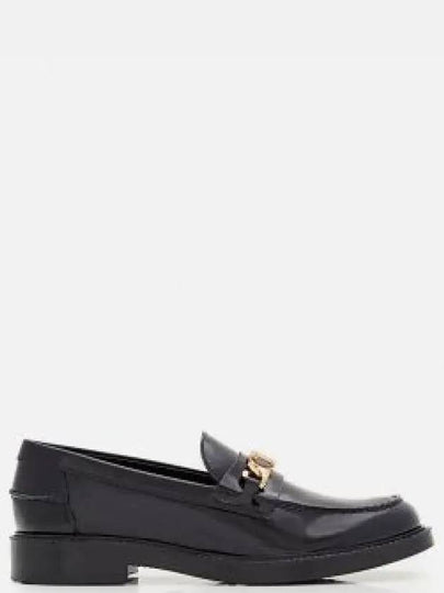 Horsebit Chain Leather Loafer Black - TOD'S - BALAAN 2