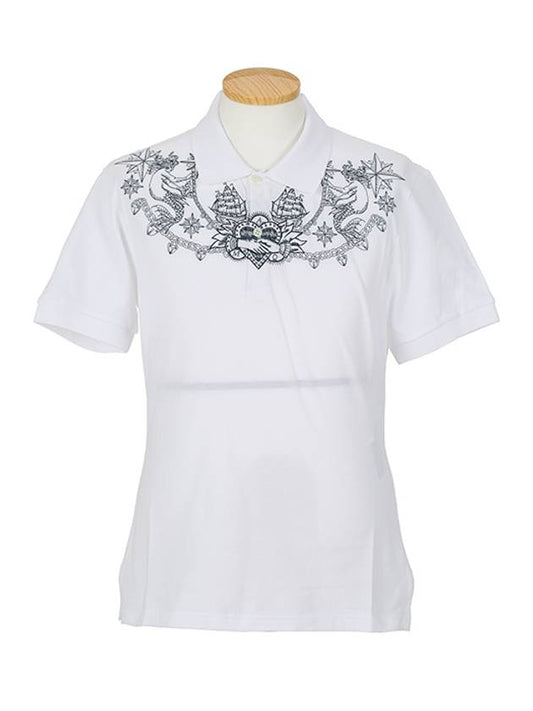 Graffiti Print PK Shirt White - ALEXANDER MCQUEEN - BALAAN 2