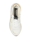 Running Sole Sports Low Top Sneakers Gold White - GOLDEN GOOSE - BALAAN 5