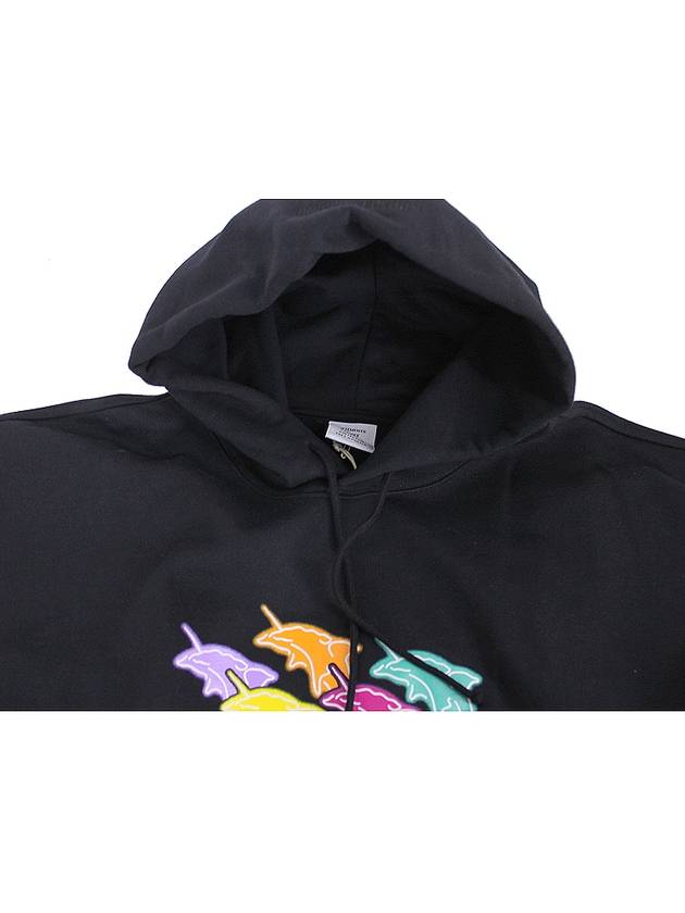 Multi Dolphin Logo Hoodie Black - VETEMENTS - BALAAN 7