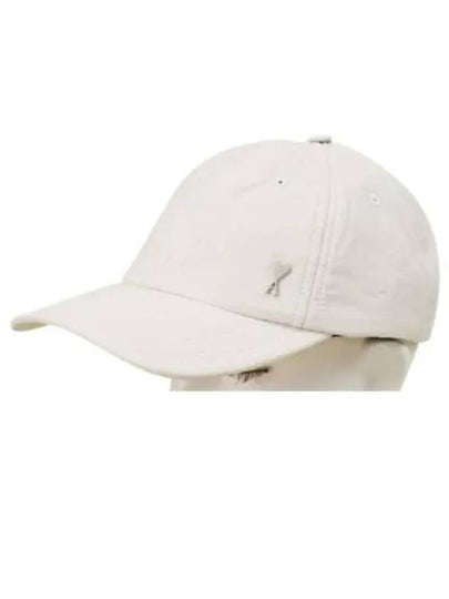 Logo Stud Ball Cap White - AMI - BALAAN 2