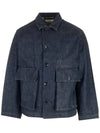 Boxy Denim Jacket Indigo - LEMAIRE - BALAAN 4