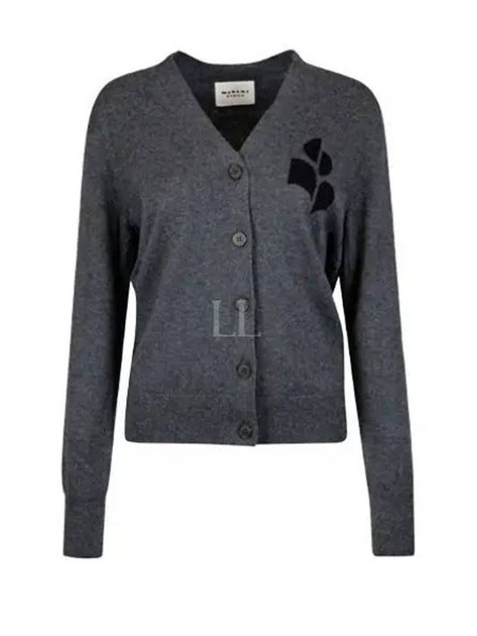 Karin CA0008FA A1X05E 02AN logo cardigan - ISABEL MARANT - BALAAN 1