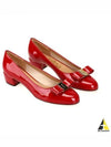 Women's Vara Bow Pumps Heel Red - SALVATORE FERRAGAMO - BALAAN.