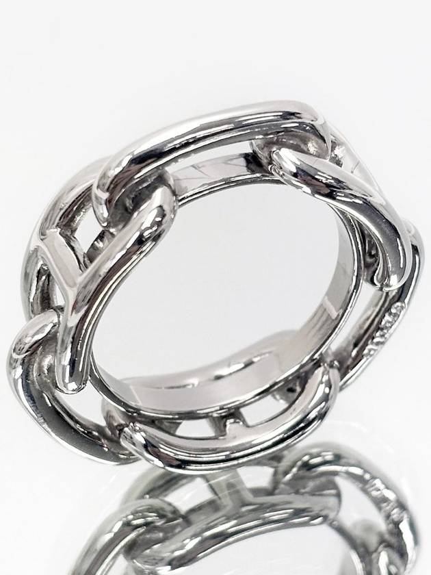 Sangdal Silver Scarf Ring 4VHEA41574 - HERMES - BALAAN 4