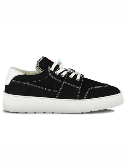 Heart Logo Low Top Sneakers Black - AMI - BALAAN 2