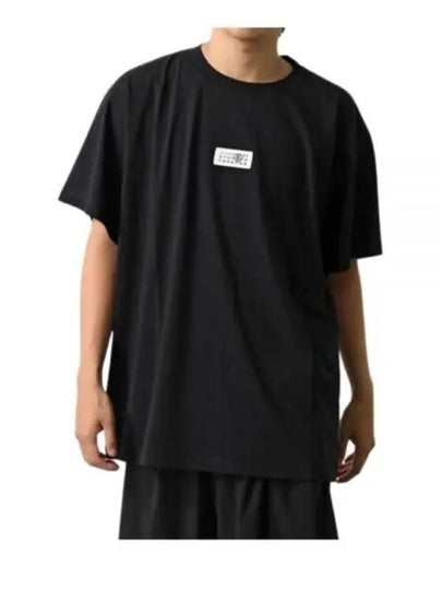 Cotton Short Sleeve T-Shirt Black - MAISON MARGIELA - BALAAN 2