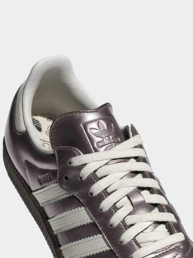 Samba OG Low Top Sneakers Metallic Purple White - ADIDAS - BALAAN 7