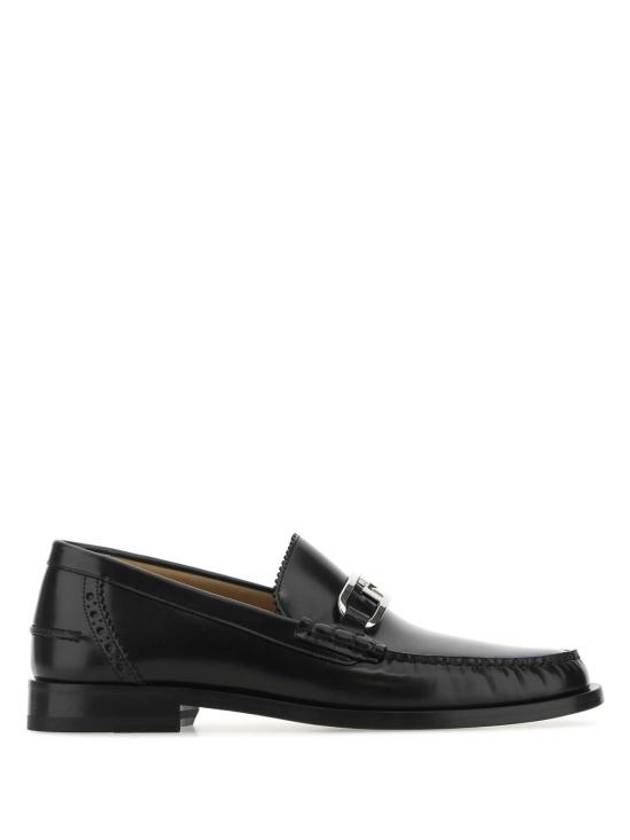 Leather Loafers Black - FENDI - BALAAN 2