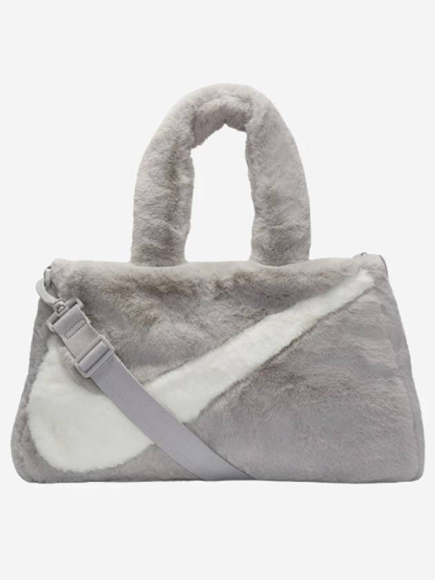 Logo Fur Tote Bag Light Iron Ore - NIKE - BALAAN 2