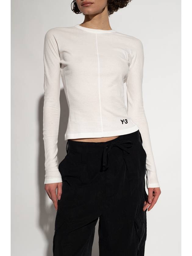 Y-3 Top With Logo, Women's, White - Y-3 - BALAAN 3