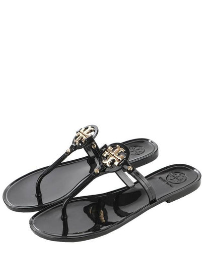 Miller Mini Flat Thong Flip Flop Black - TORY BURCH - BALAAN 2