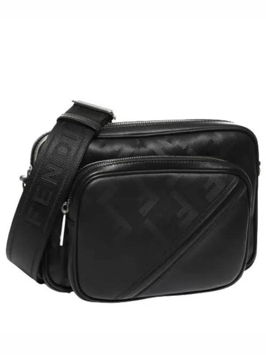 Shadow Diagonal Leather Duo Camera Bag Men s Shoulder - FENDI - BALAAN 1