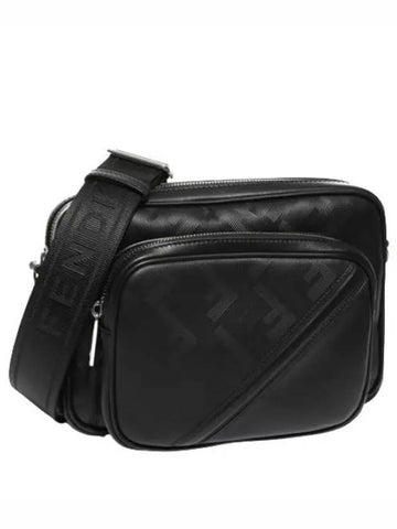 Shadow Diagonal Leather Duo Camera Bag Shoulder - FENDI - BALAAN 1