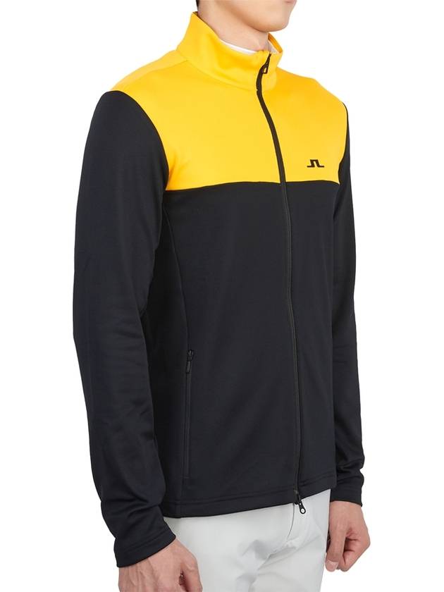 Banks mid layer zip-up jacket yellow black - J.LINDEBERG - BALAAN 5