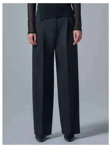 Pin tuck belted slacks black domestic product GM0024053017211 - JUUN.J - BALAAN 1