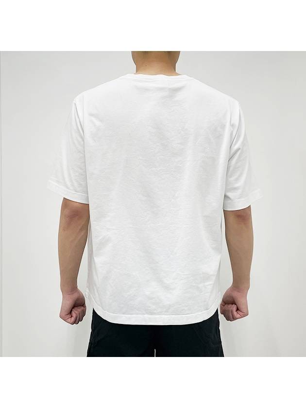 Logo Patch Short Sleeve T-Shirt White - ACNE STUDIOS - BALAAN 5