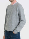 Wool blend sweater GRAY - BLACKBROWN - BALAAN 3