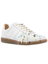 Replica Paint Drop Low Top Sneakers White - MAISON MARGIELA - BALAAN 3