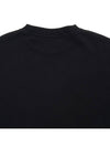 Diag Helvetica Over Brushed Long Sleeve Sweatshirt Black - OFF WHITE - BALAAN 9