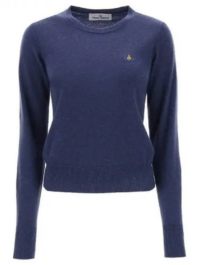 Bea Jumper Knit Top Navy - VIVIENNE WESTWOOD - BALAAN 2