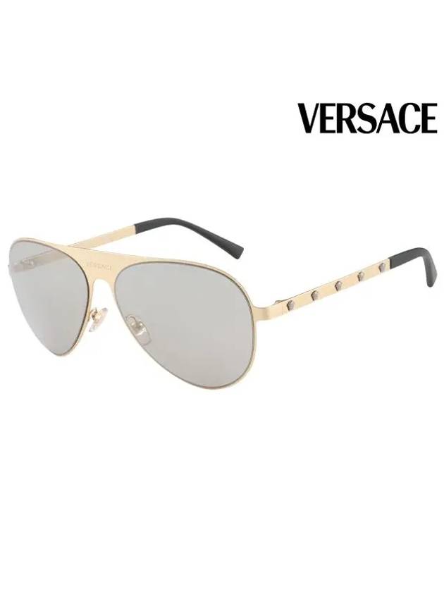 Sunglasses VE2189 1339 6G Boeing Metal Men Women - VERSACE - BALAAN 1