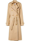 Women's Gabardine Loopback Trench Coat Beige - BURBERRY - BALAAN 2