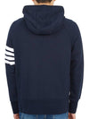 Engineered 4 Bar Diagonal Zip Up Hoodie Navy - THOM BROWNE - BALAAN 8