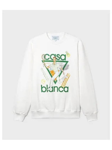 M Le JEU printed unisex sweatshirt OFFWHITE OFF white - CASABLANCA - BALAAN 1