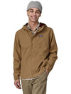 Men's Jackson Glacier Rain Hooded Jacket Grayling Brown - PATAGONIA - BALAAN 3