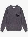 Men's Evans Logo Sweatshirt Grey - ISABEL MARANT - BALAAN 3