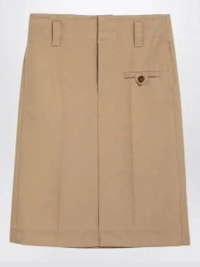 Pocket H line skirt beige - BOTTEGA VENETA - BALAAN 2