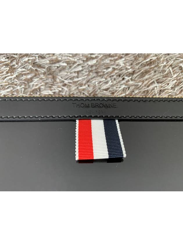 Signature enamel clutch - THOM BROWNE - BALAAN 4