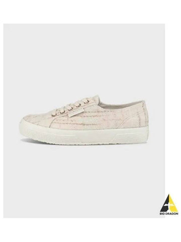 Superga 2750 wool tartan white pink - SUPERGA - BALAAN 1