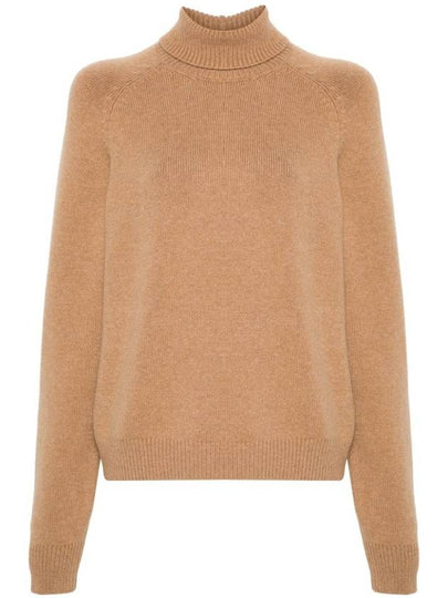 Pullover Cashmere Turtleneck Beige - FENDI - BALAAN 2