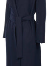 Poldo Wool Single Coat Midnight Blue - MAX MARA - BALAAN.