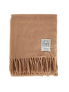 Virgin Wool Muffler Camel Brown - TOTEME - BALAAN 1