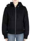 Classic Bunny Zip Up Hoodie Black - MOOSE KNUCKLES - BALAAN 2