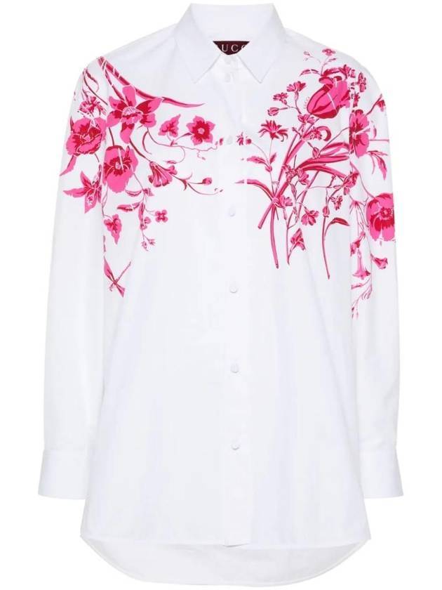 cotton poplin shirt white - GUCCI - BALAAN 1